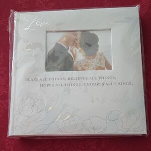 Malden White Love Picture Frame